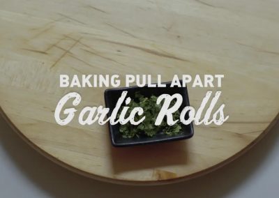 Baking Pull Apart Garlic Rolls                                                                                                 ————————                                                                                                                                                                                 Writer – Director – Producer – DoP – Gaffer – Editor